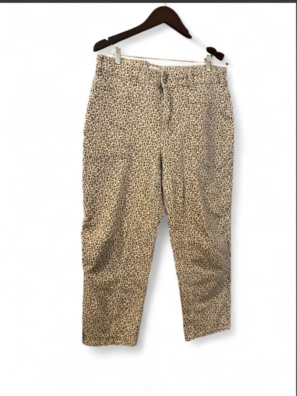 Pilcro Leopard Print Jeans